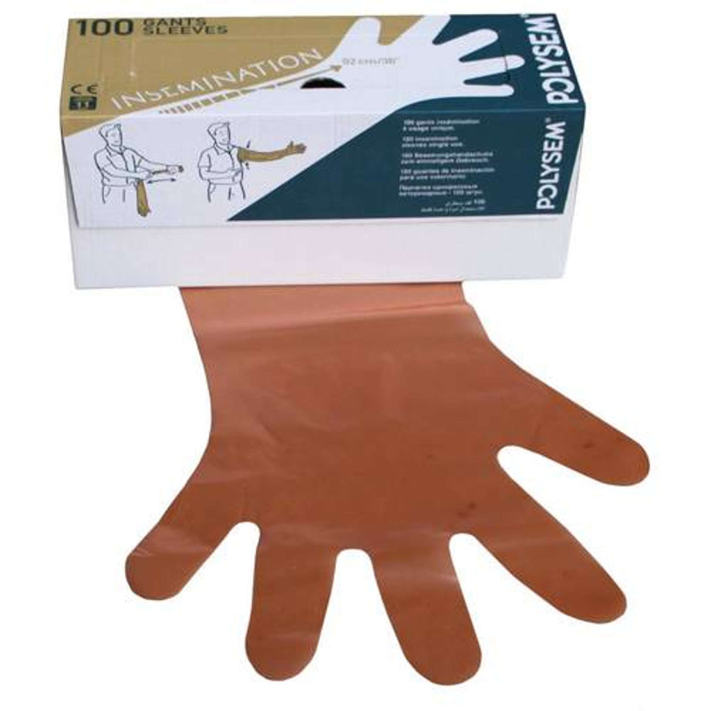 Wegwerp handschoenen Vet Oranje