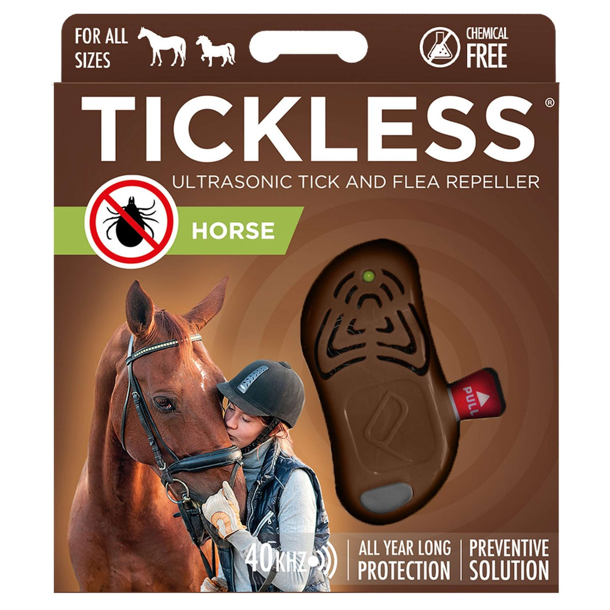 Tickless Anti vlooi & teek Paard Beige