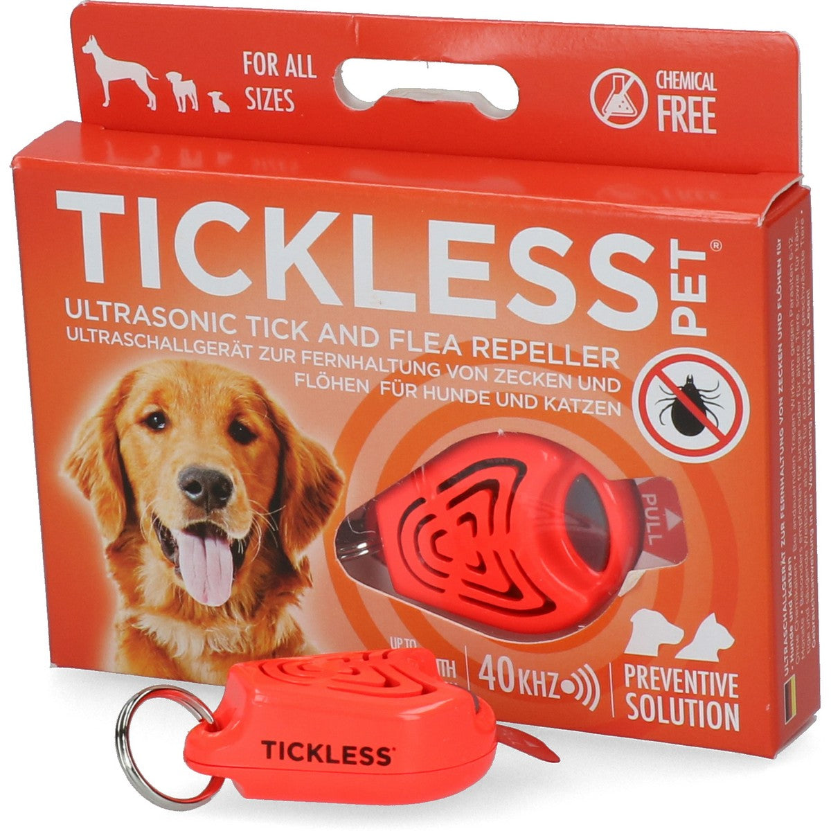 Tickless Anti vlooi & teek Oranje