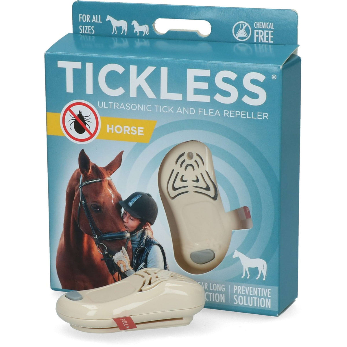 Tickless Anti vlooi & teek Paard Beige