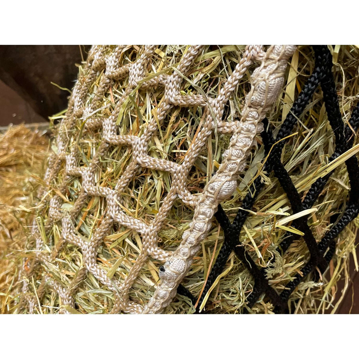 Excellent Hay Slowfeeder Net Duo Zwart/Wit