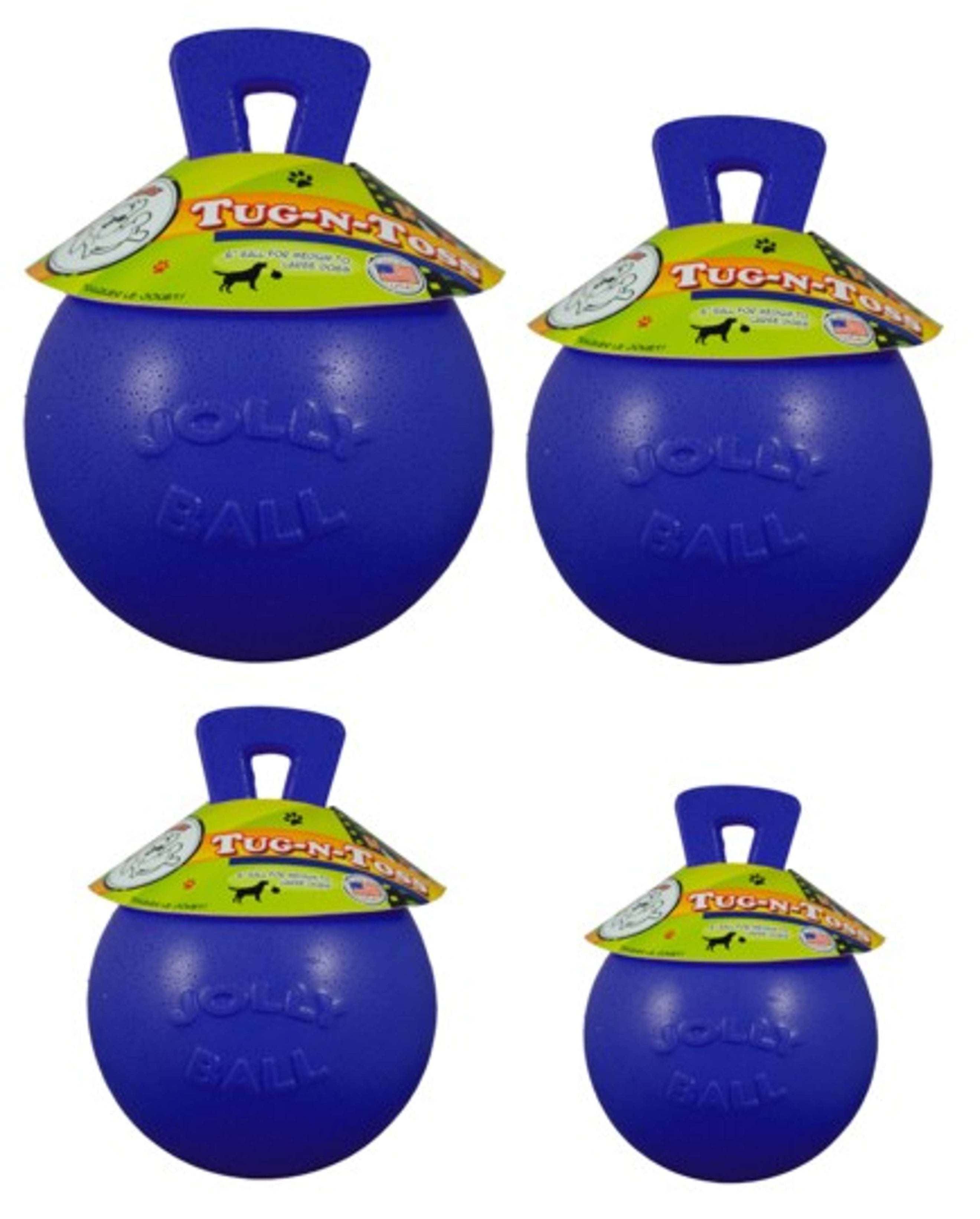 Jolly Ball Tug-n-Toss Blauw Jolly Ball Tug-n-Toss Blauw