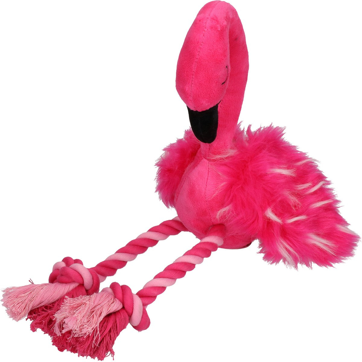 Pawise Flamingo Met Poten Van Touw Roze