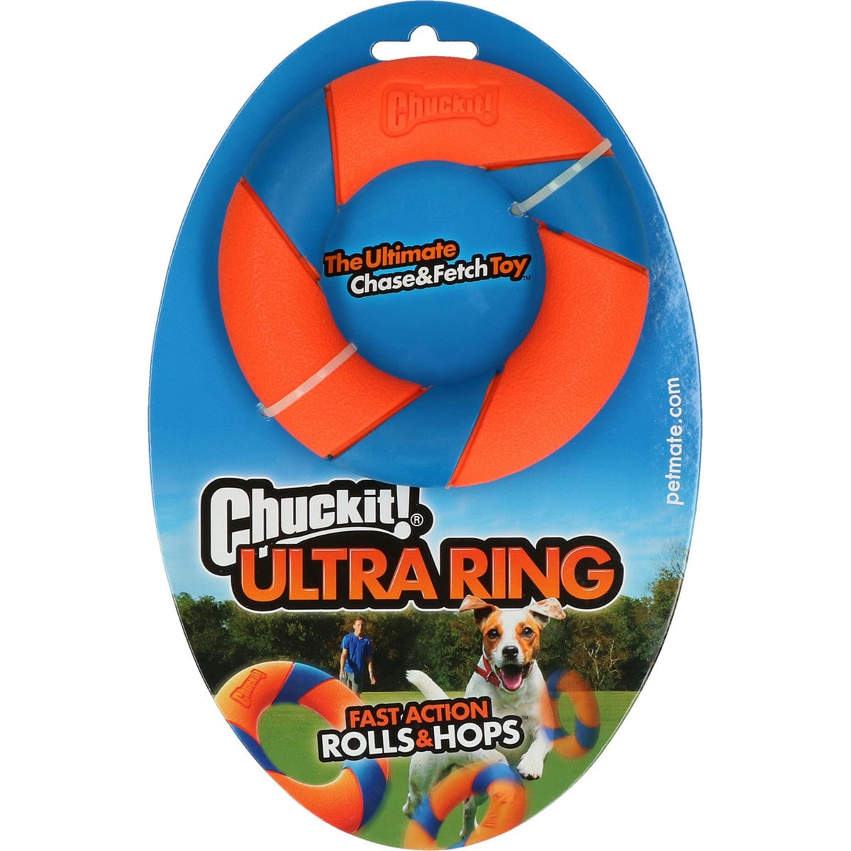 Chuckit Ring Ultra Oranje/Blauw