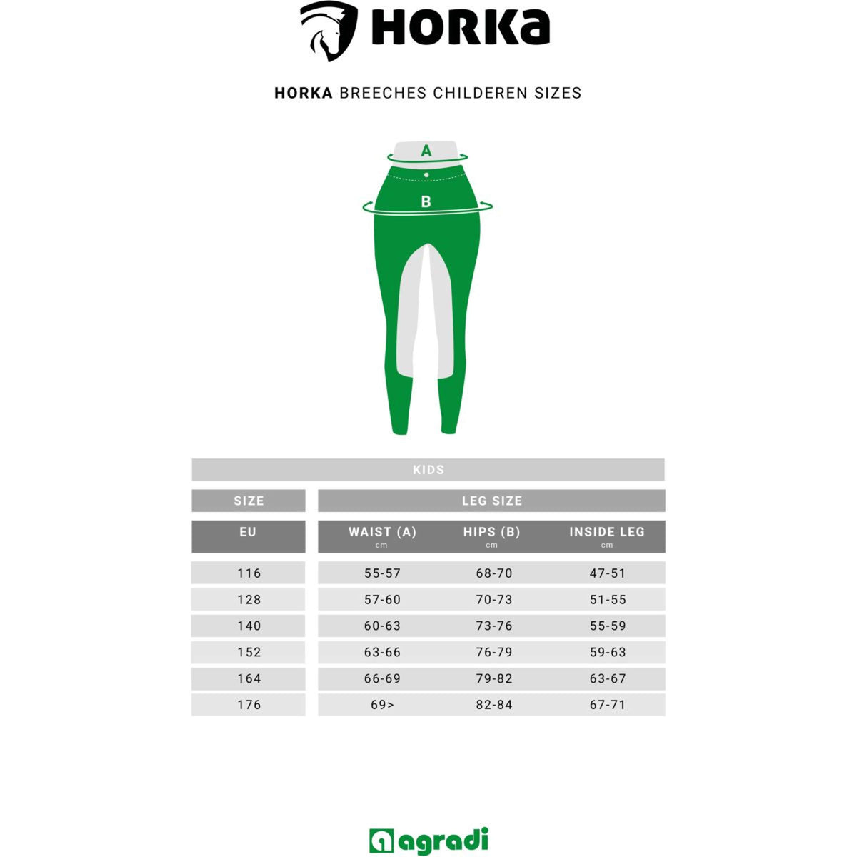 HORKA Rijbroek Nicola Kids Wit