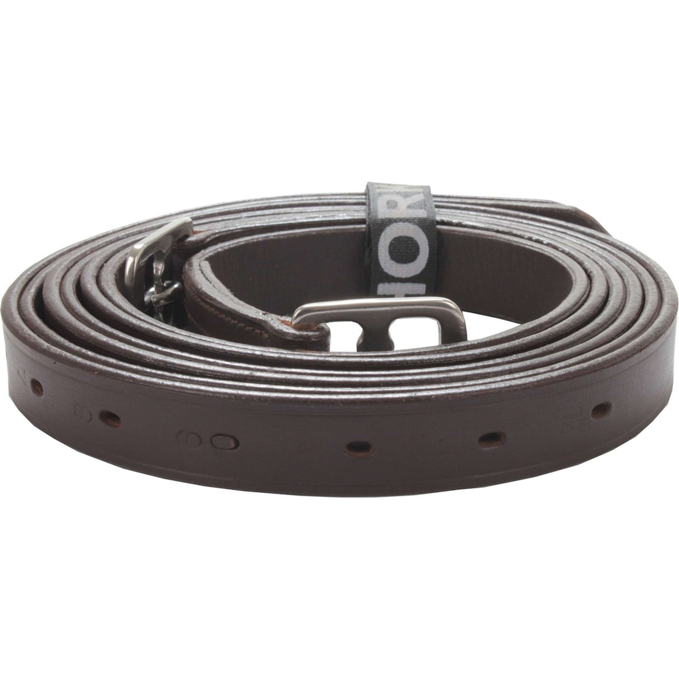 HORKA Stijgbeugelriemen Leer Bruin/Zilver HORKA Stijgbeugelriemen Leer Bruin/Zilver