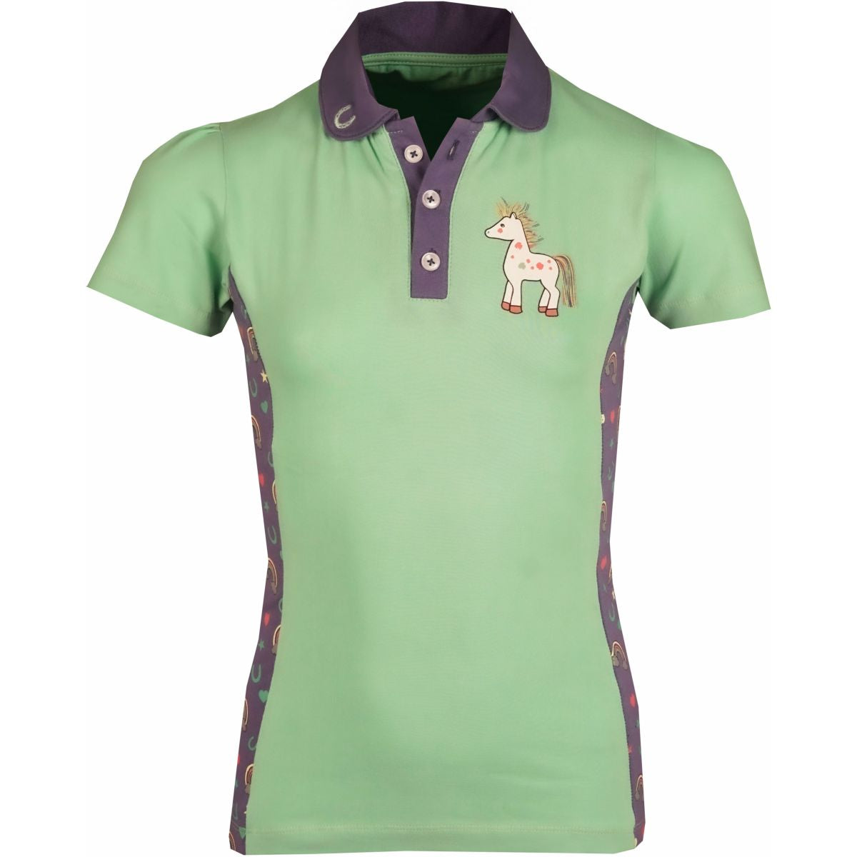 Horka Poloshirt Poppy Pistachio