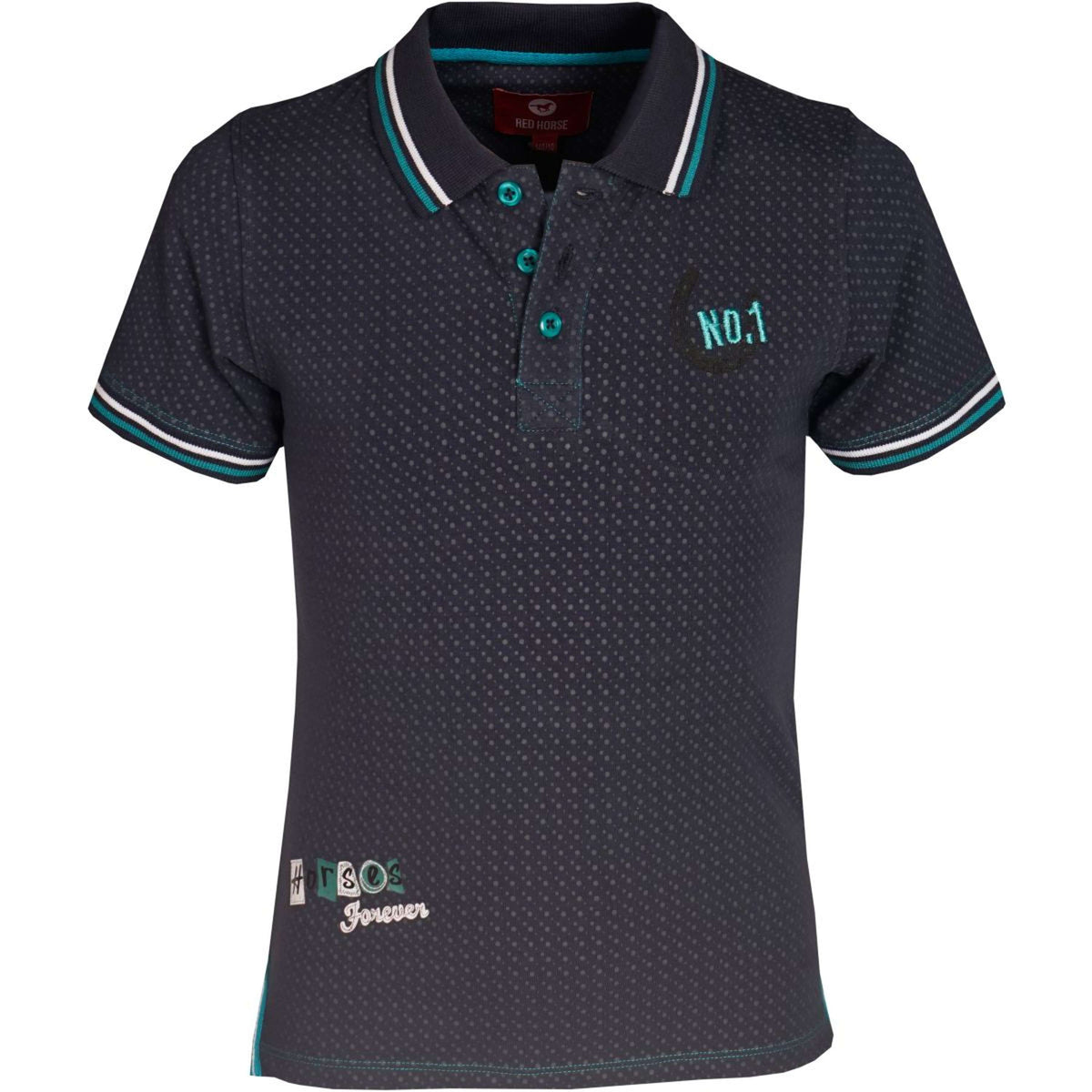 Red Horse Poloshirt Venice Granite