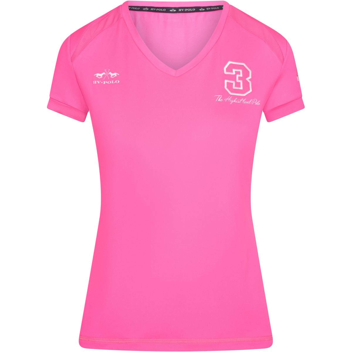 HV Polo T-Shirt Favoritas Tech SS Neon Fuchsia