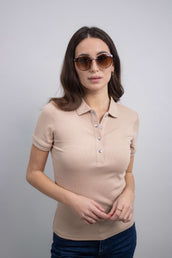 Harcour Polo Poly Dames Sand