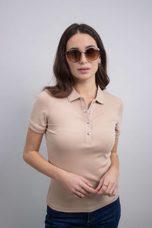 Harcour Polo Poly Dames Sand