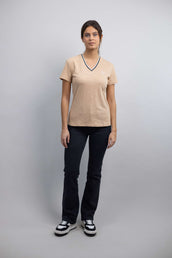 Harcour Shirt Telav Dames Sand