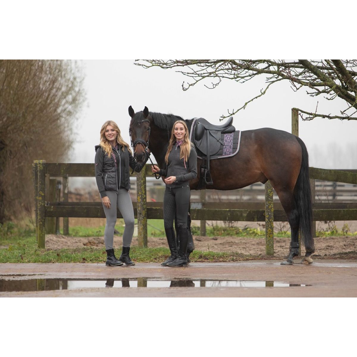 Harry's Horse Rijlegging Equitights Just Ride Urban Full Grip Antracietgrijs