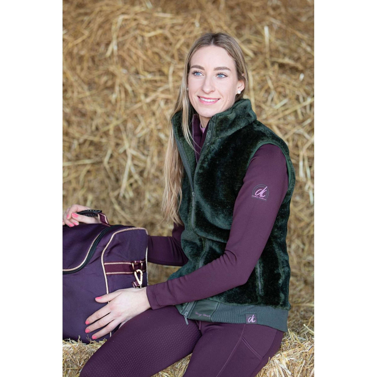 Harry's Horse Bodywarmer Denici Cavalli Scabiosa Olijf