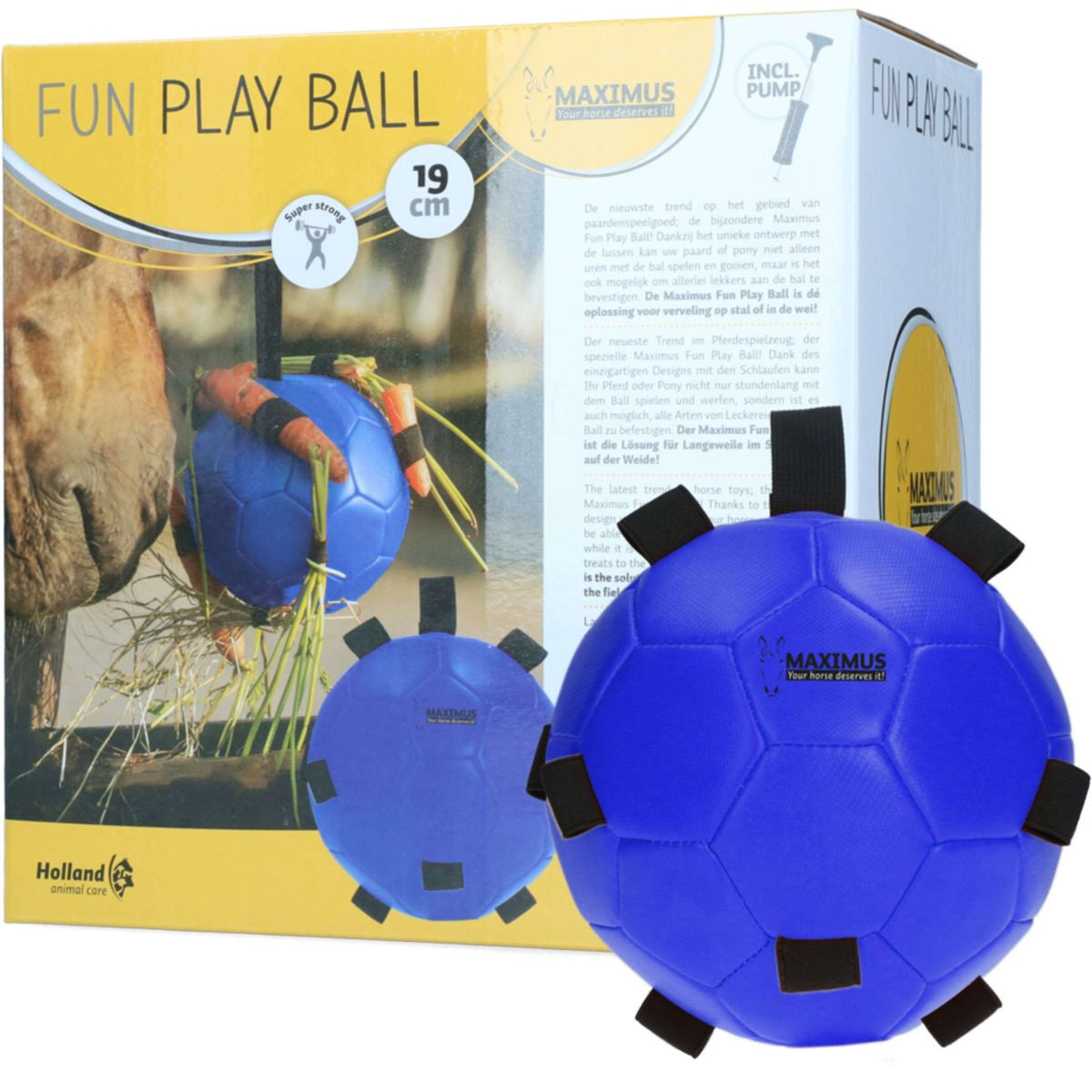 Maximus Bal Fun Play Blauw