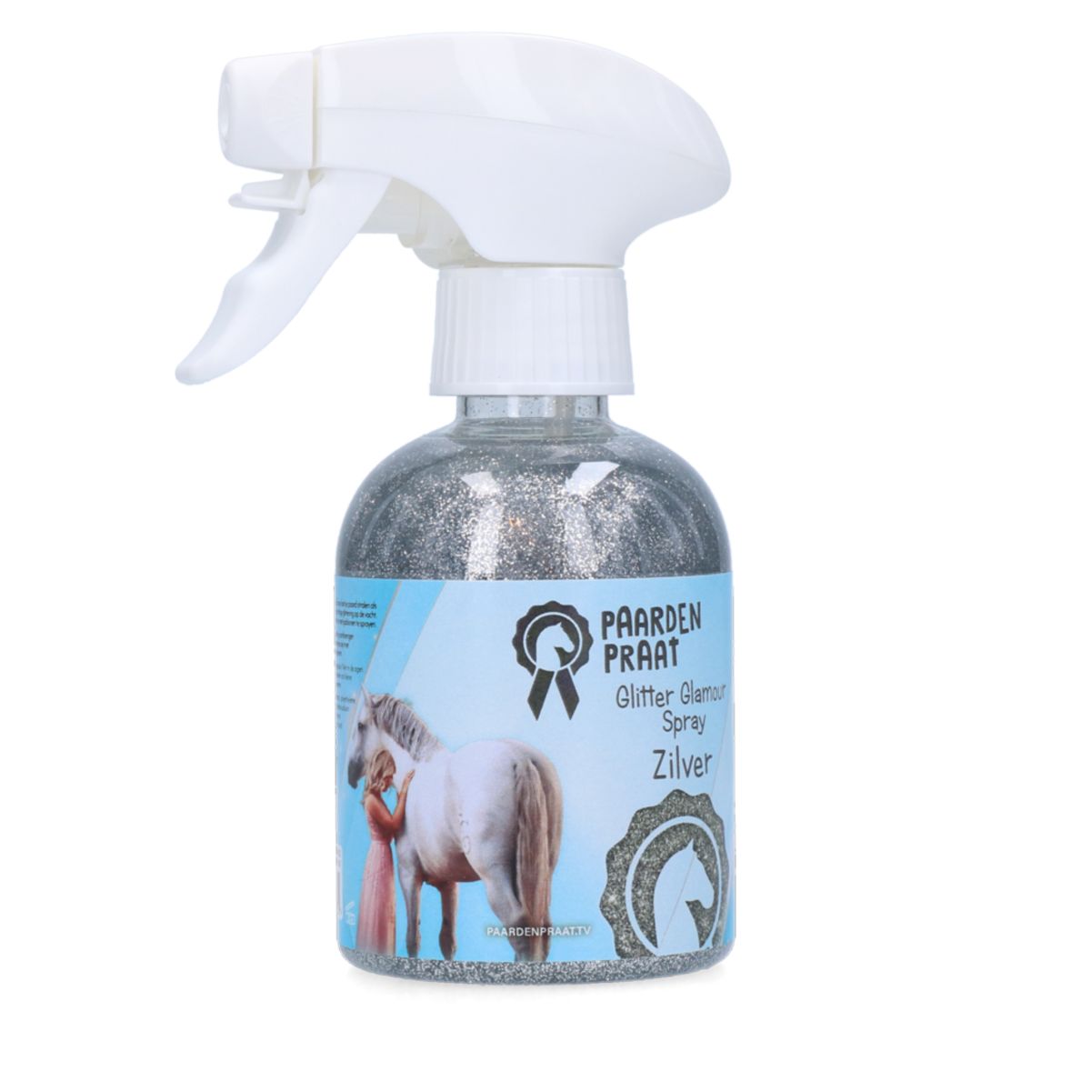 Paardenpraat Spray Glitter Glamour Zilver