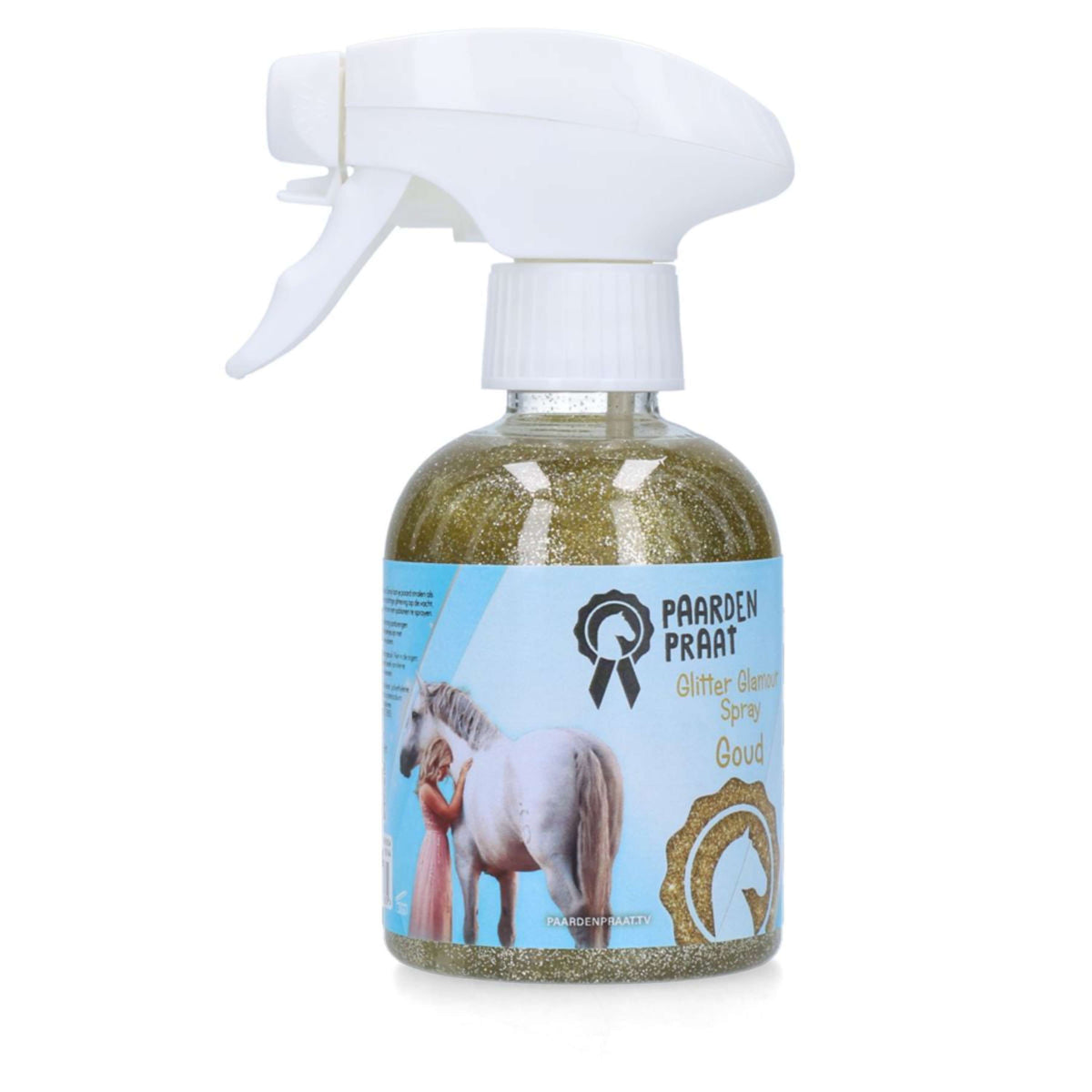 Paardenpraat Spray Glitter Glamour Goud