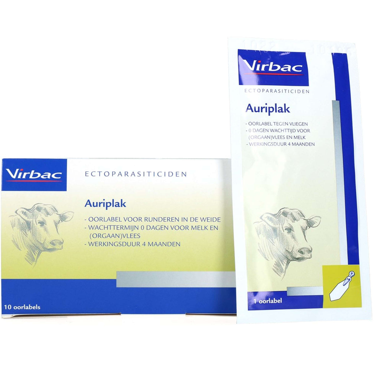 Virbac Oorlabels Anti-Vliegen Auriplak