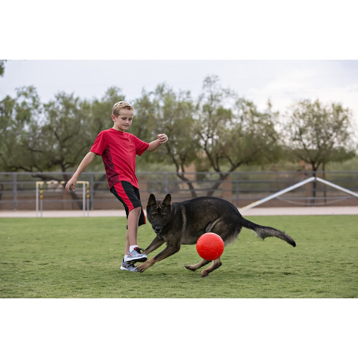 Jolly Ball Soccer Ball Rood