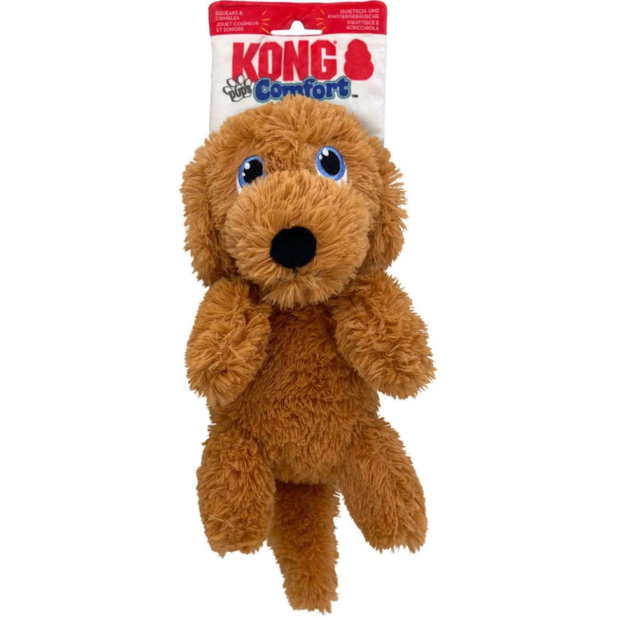 KONG Knuffel Comfort Pups Goldie Bruin