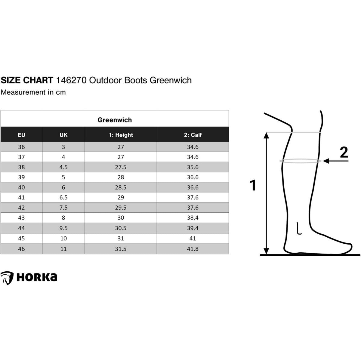 HORKA Outdoorlaarzen Greenwich Kort Camel