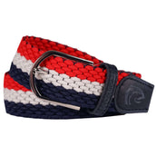 HORKA Riem Stretch Volwassenen Rood/Wit/Blauw