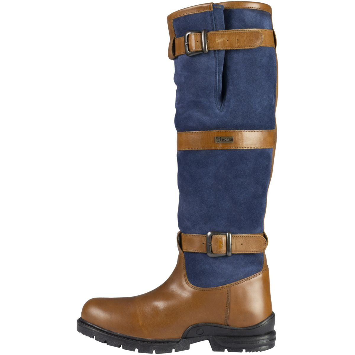 HORKA Outdoorlaarzen Highlander Lang Cognac/Blauw