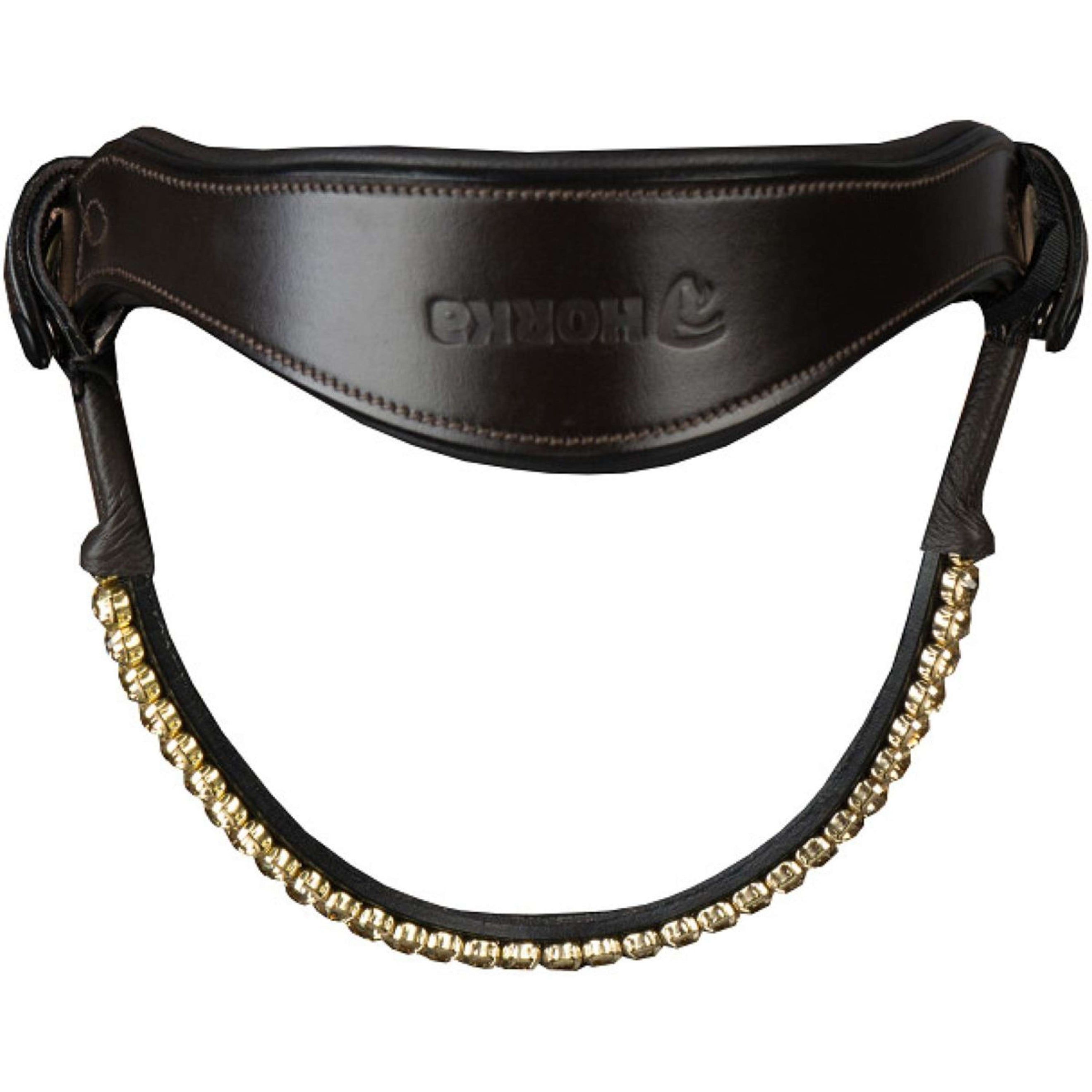 HORKA Hoofdstel Filius Bruin/Goud HORKA Hoofdstel Filius Bruin/Goud