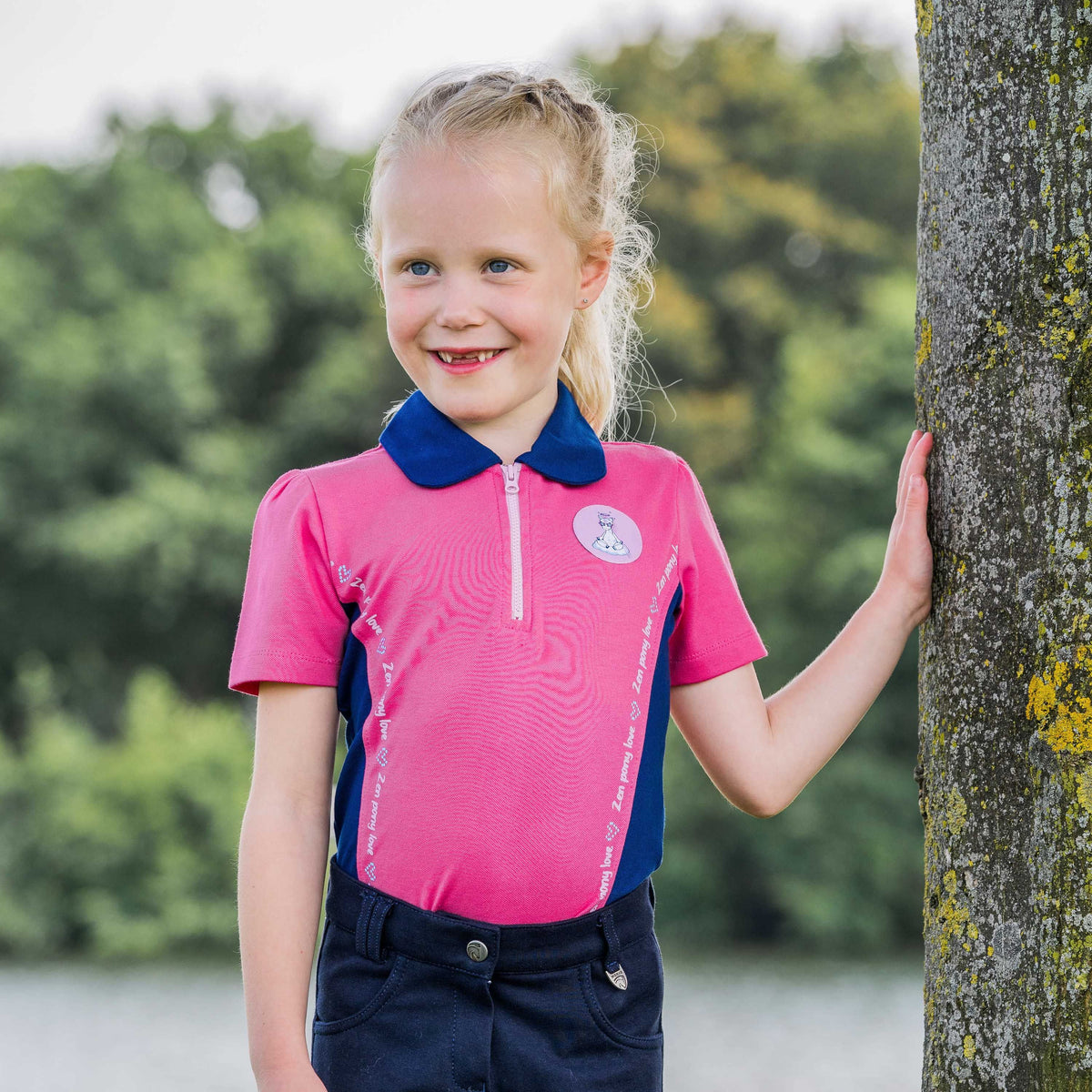 Horka Poloshirt Poppy Magenta