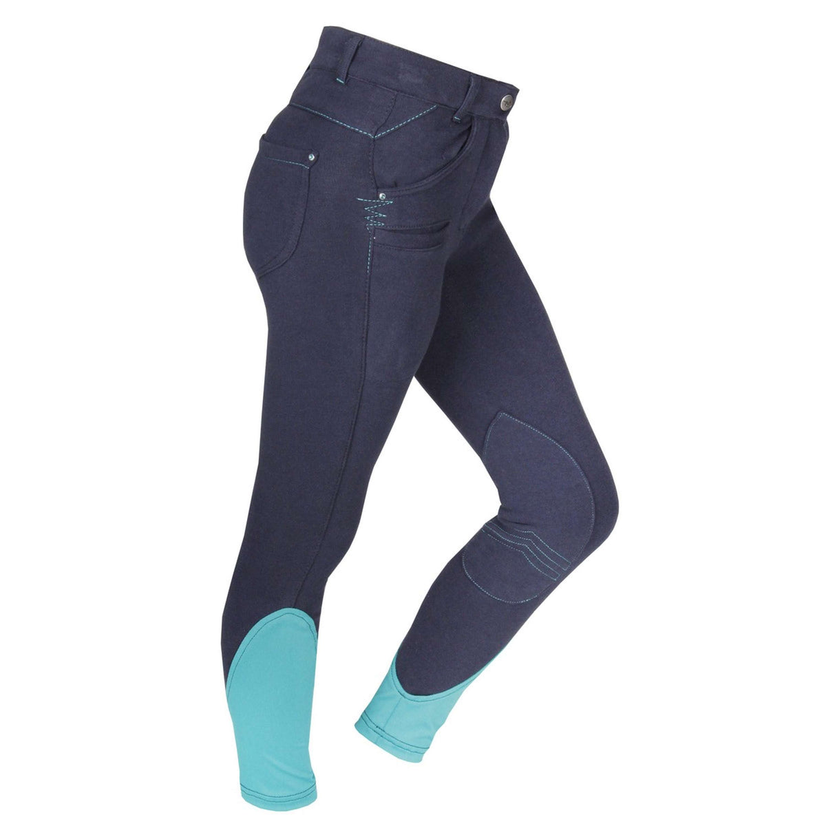 HORKA Rh Jr-rijbroek Evy Slimfit Elastico Blauw