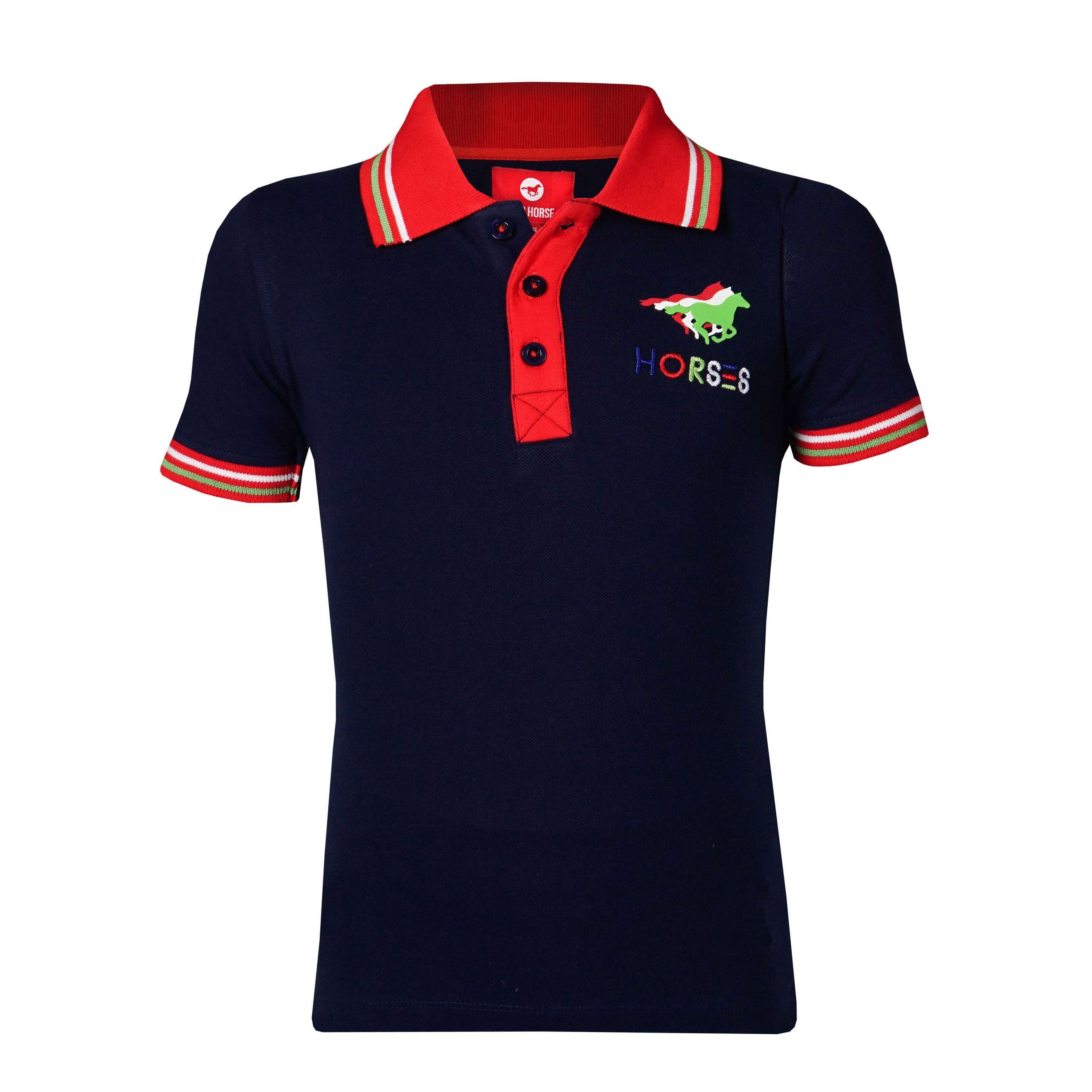 Red Horse Poloshirt Venice Junior Blauw Red Horse Poloshirt Venice Junior Blauw