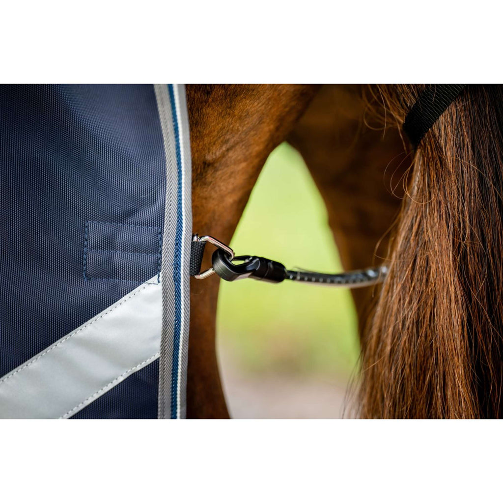Rambo Turnout 1680D Plus 100g Navy/Thunderstorm Grey/Silver