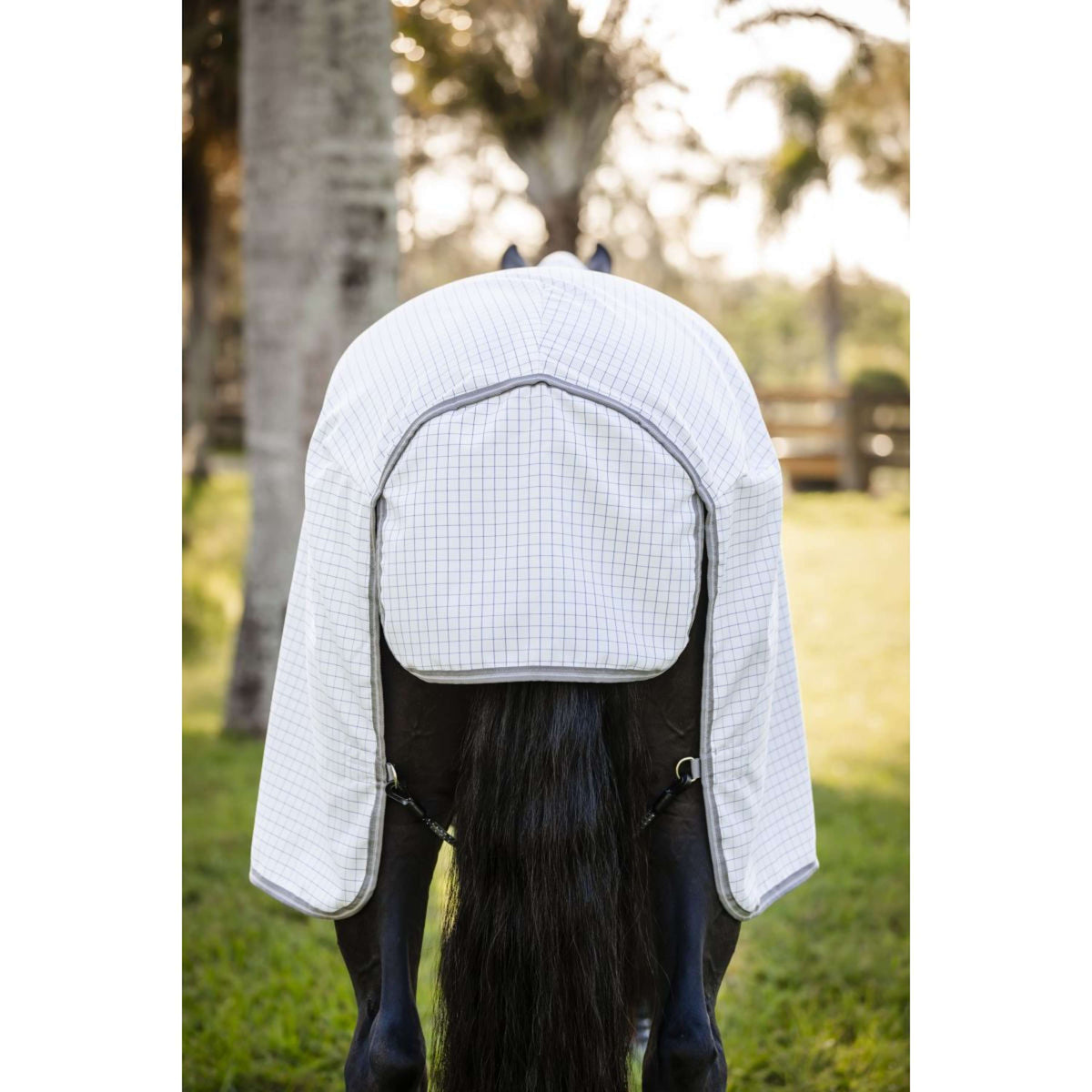 Amigo Summer Sheet Plus Navy Check/Titanium Grey/Silver