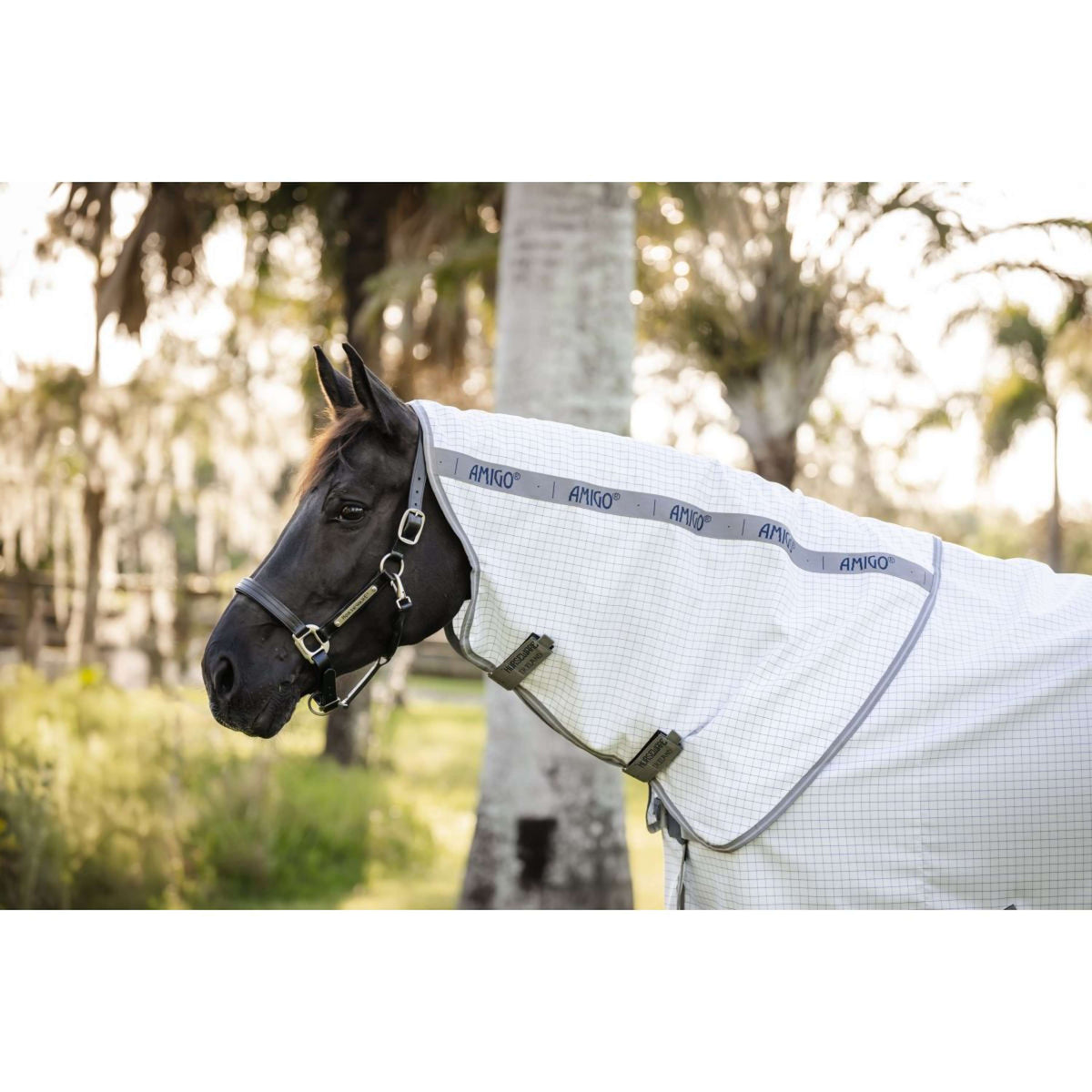 Amigo Summer Sheet Plus Navy Check/Titanium Grey/Silver