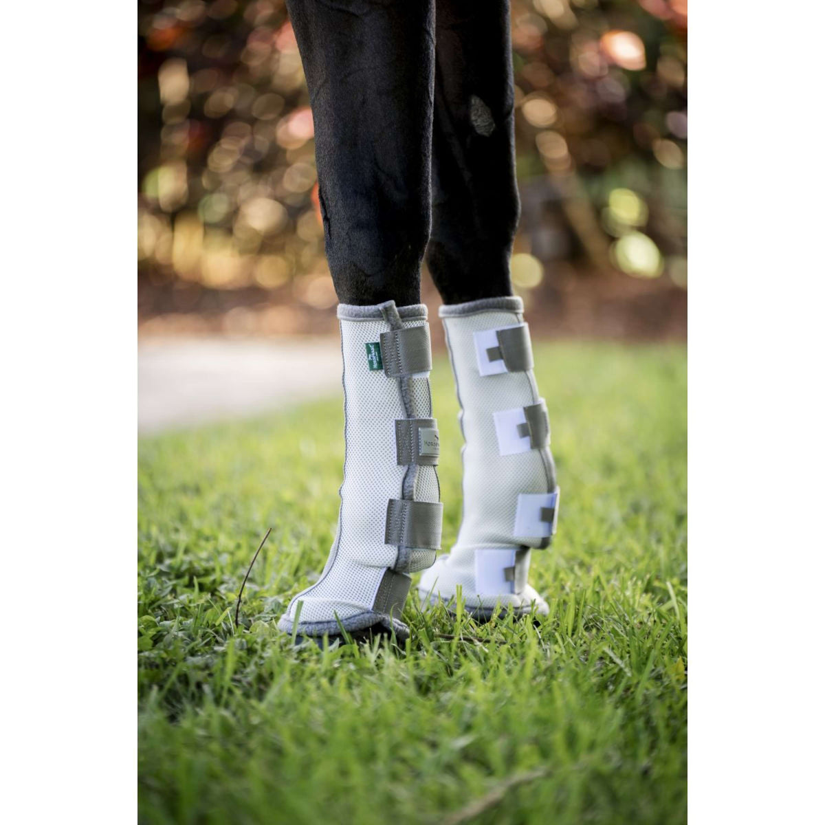 Horseware Fly Boots Set of 2 Silver/Titanium Grey/Silver