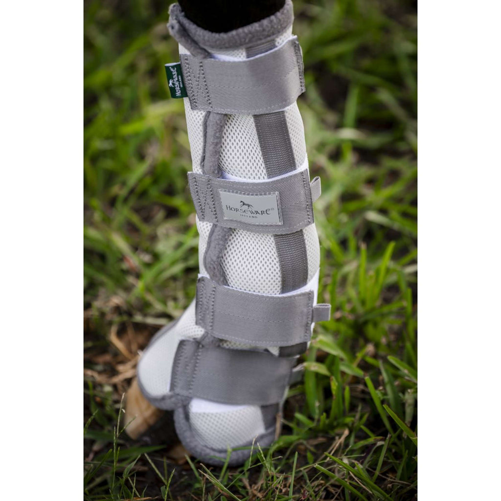 Horseware Fly Boots Set of 2 Silver/Titanium Grey/Silver