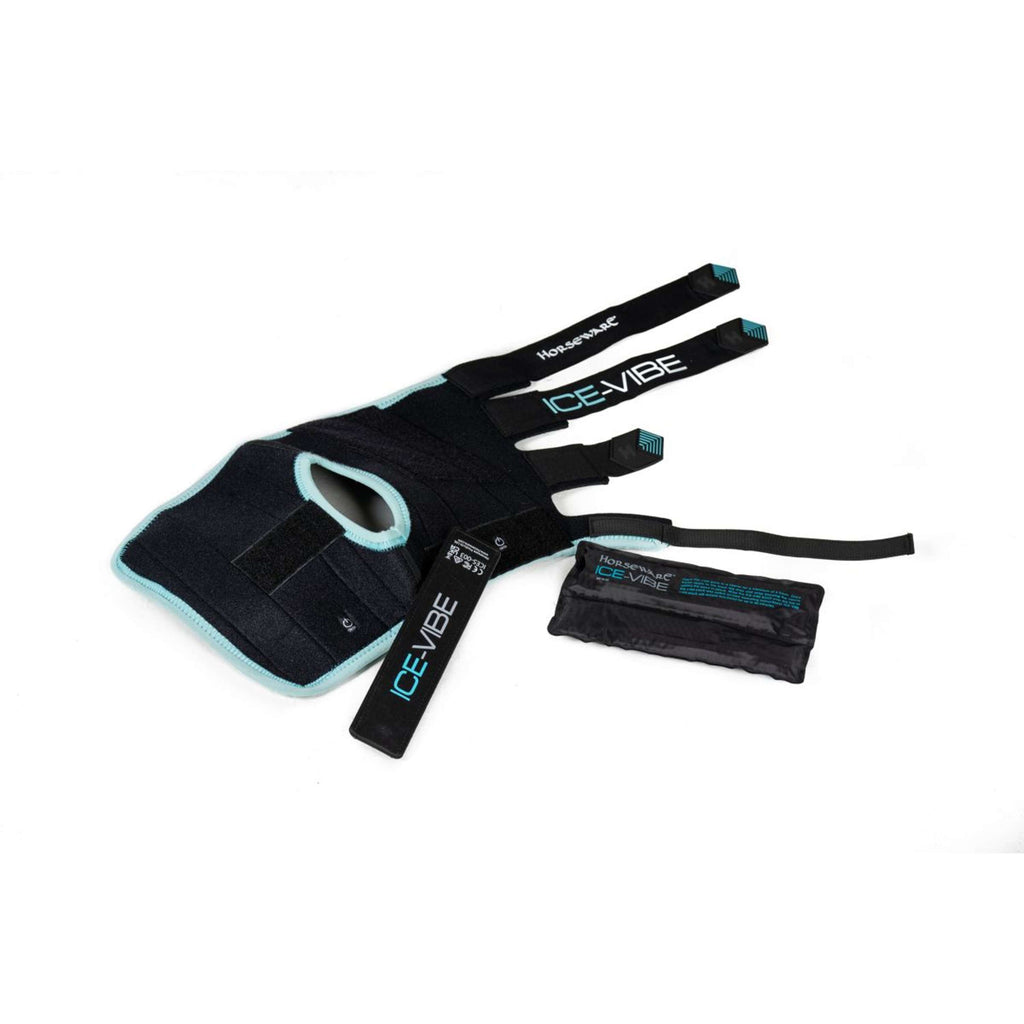Ice-Vibe Hock Wrap II 2 Stuks Zwart/Aqua