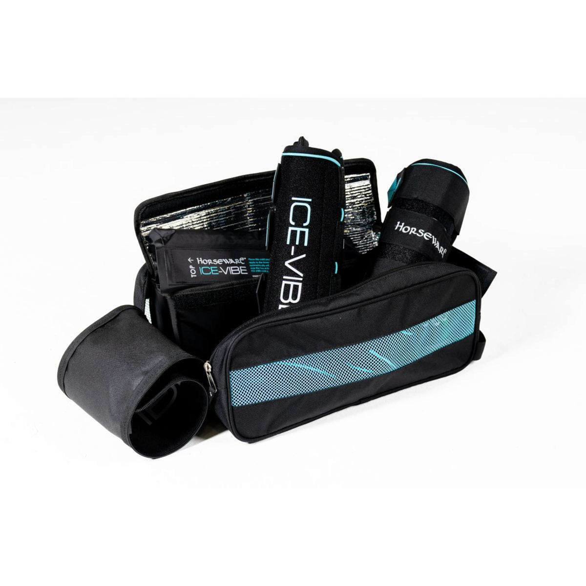 Ice-Vibe Wraps II 2 Stuks Zwart/Aqua