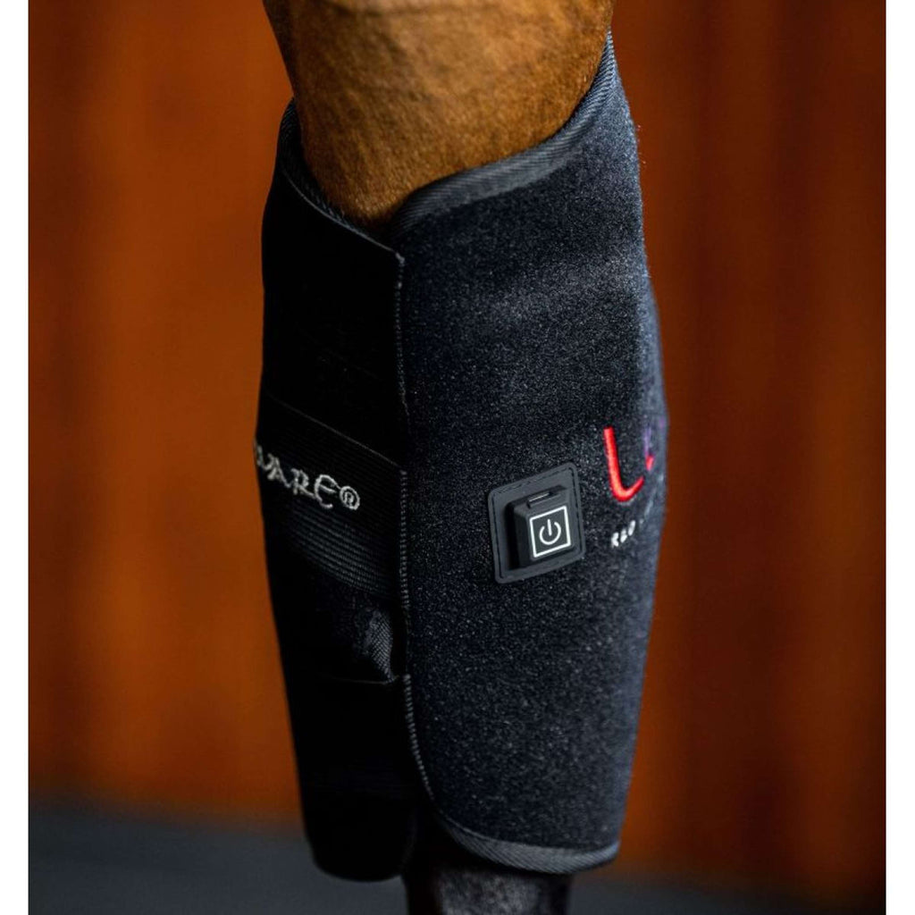 Horseware LED Red Light Therapy Right Hock Boot Zwart