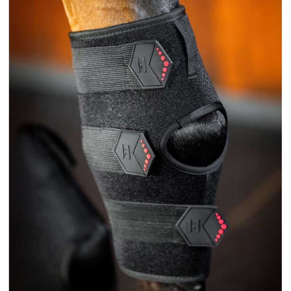 Horseware LED Red Light Therapy Right Hock Boot Zwart