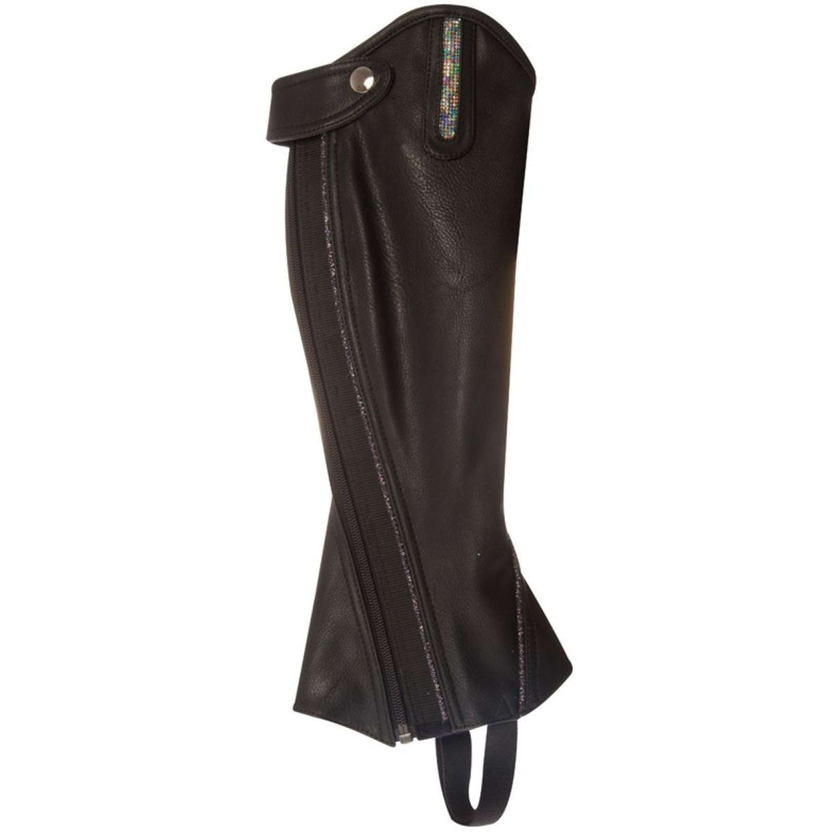 Imperial Riding Chaps synth leder Sparkling Sparkling Black/Lila