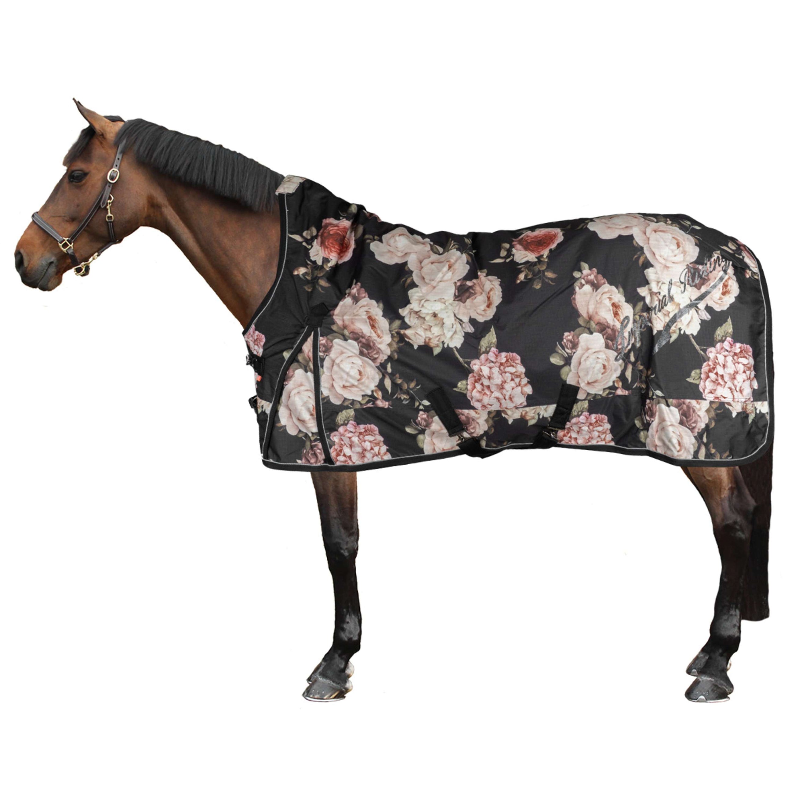 Imperial Riding Outdoordeken IRHSuper-Dry 100g Flower Print Imperial Riding Outdoordeken IRHSuper-Dry 100g Flower Print