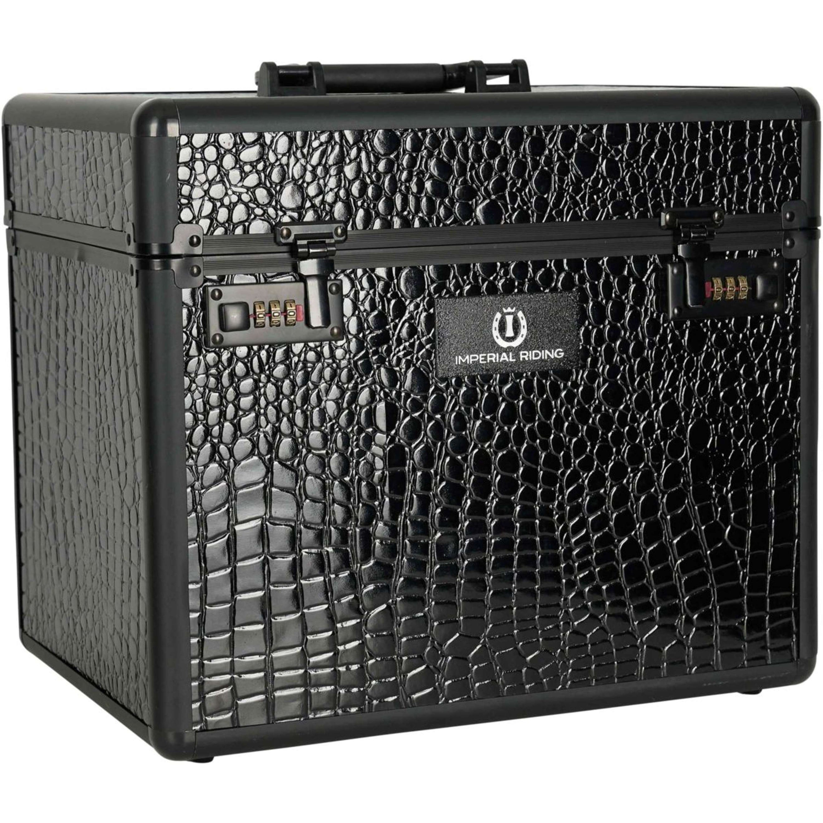 Imperial Riding Poetskoffer Shiny Zwart/Croco Imperial Riding Poetskoffer Shiny Zwart/Croco
