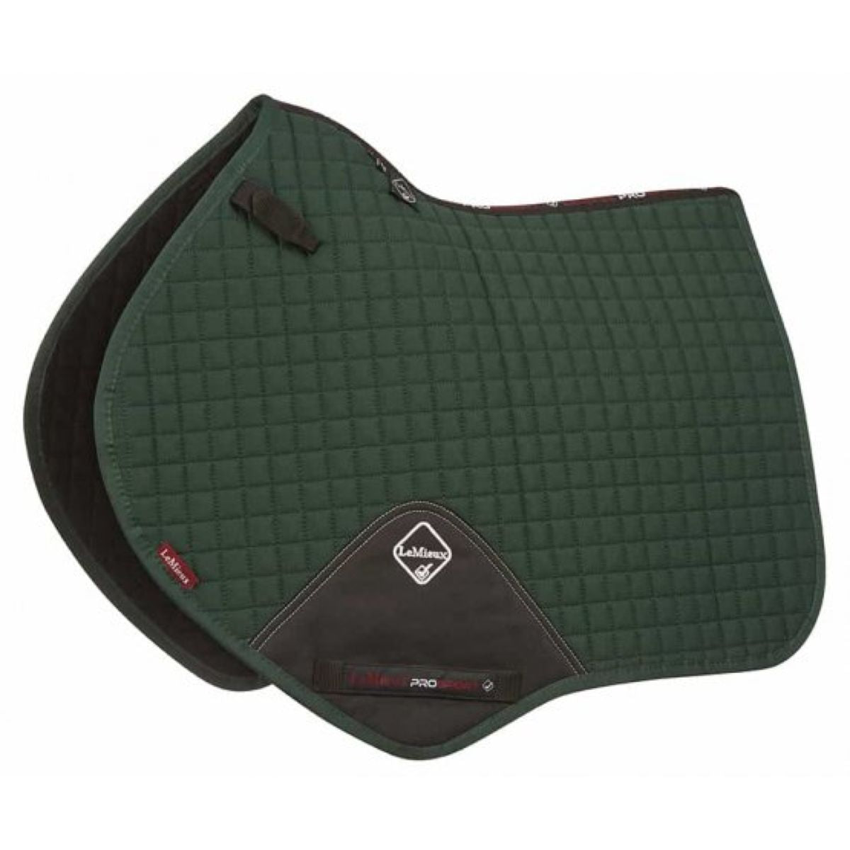 LeMieux Zadeldekje Prosport Plain Squares CC Groen