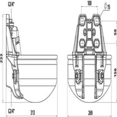 Kerbl Drinkbak RVS met Buisventiel 3/4inch