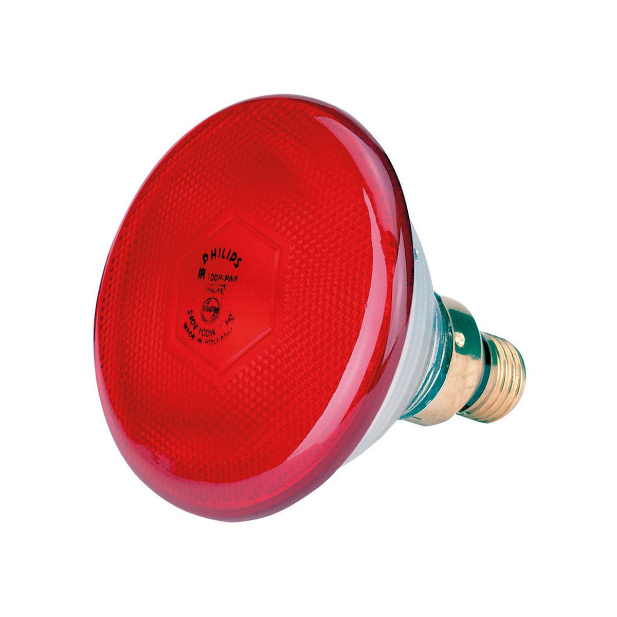 Philips Warmtelamp E 100w Rood