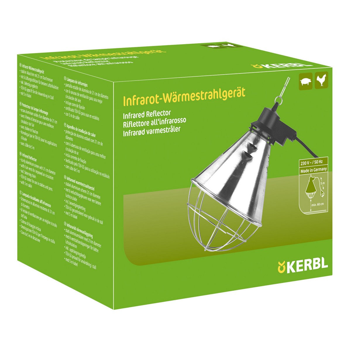 Kerbl Armatuur tot 175 Watt