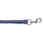 Covalliero Halstertouw Hippo met Musketonhaak Marine/Lichtblauw