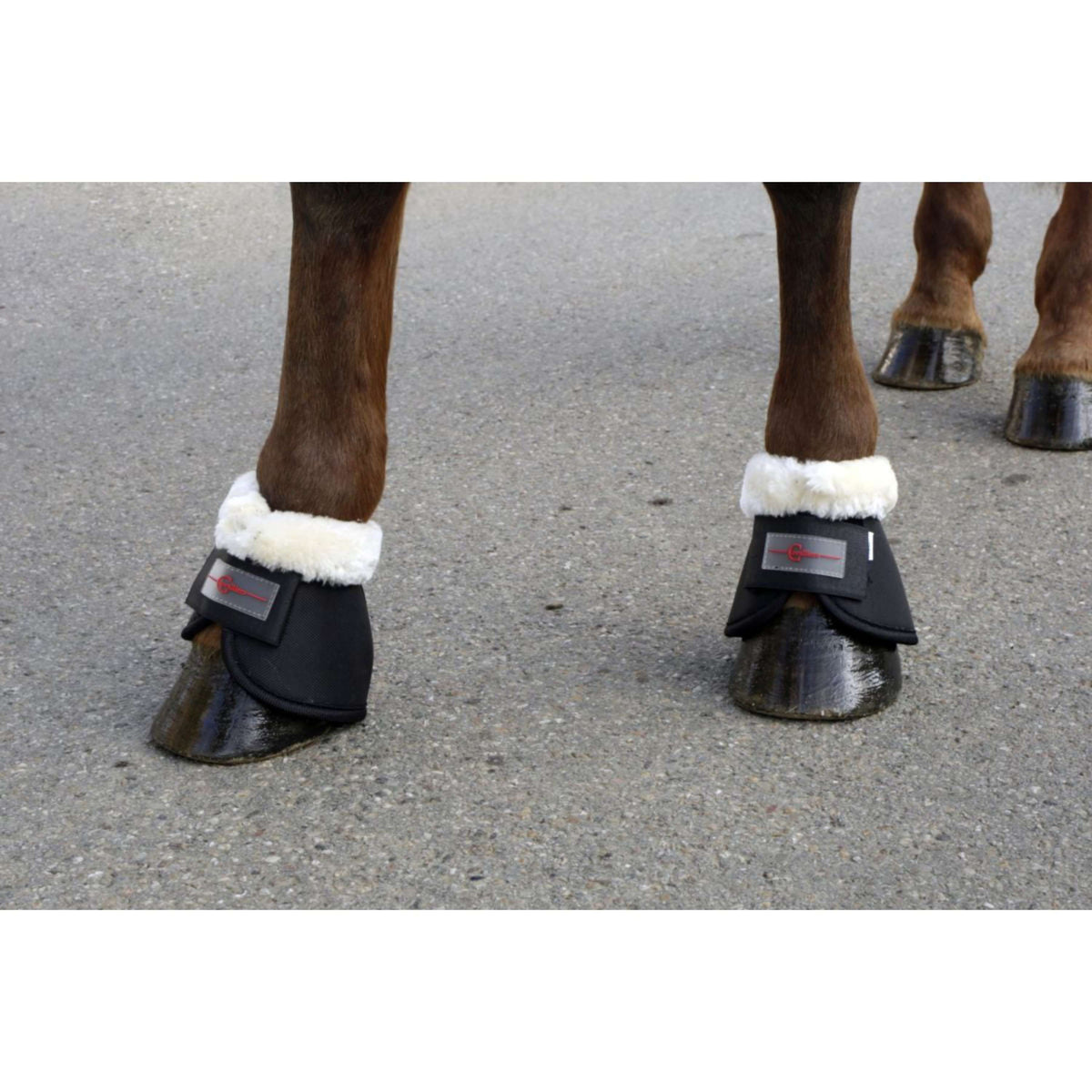 Covalliero Springschoenen Teddy Fleece Zwart