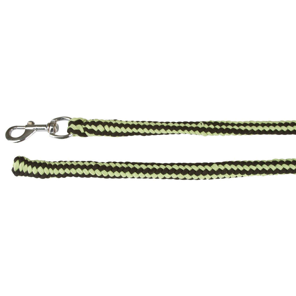 Covalliero Halstertouw Hippo met Musketonhaak Antraciet/Lemon